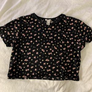 Flower Crop Top
